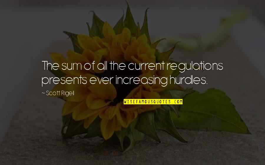 Hobbes On Sovereignty Quotes By Scott Rigell: The sum of all the current regulations presents