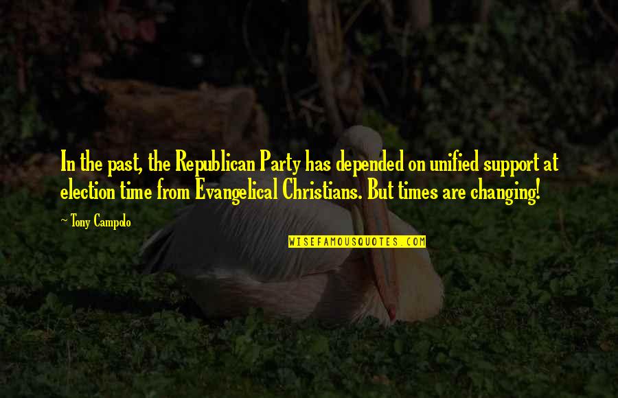 Hochuli Law Quotes By Tony Campolo: In the past, the Republican Party has depended Hochuli Law Quotes By Tony Campolo: In the past, the Republican Party has depended