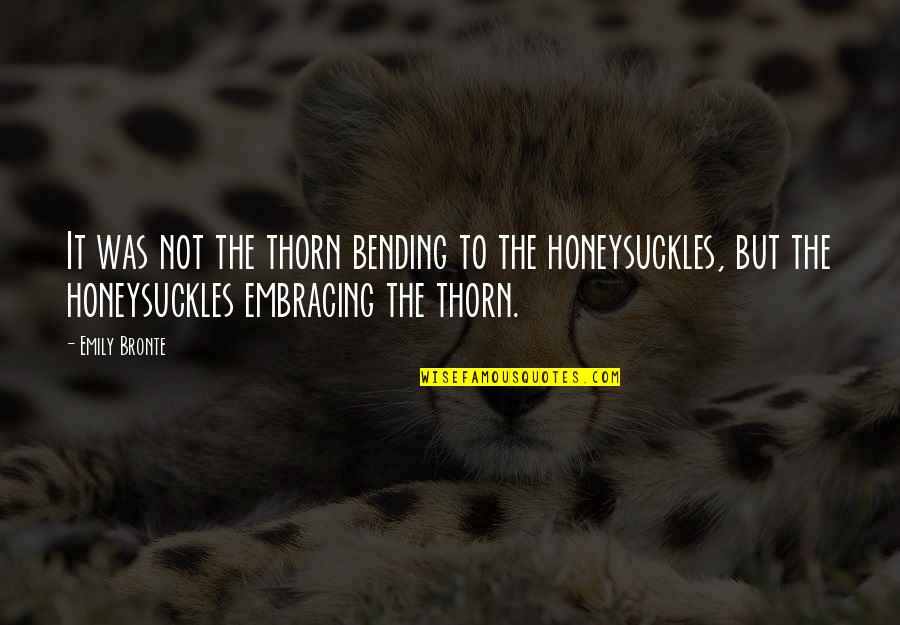 Hohenberger Serial Killer Quotes By Emily Bronte: It was not the thorn bending to the Hohenberger Serial Killer Quotes By Emily Bronte: It was not the thorn bending to the