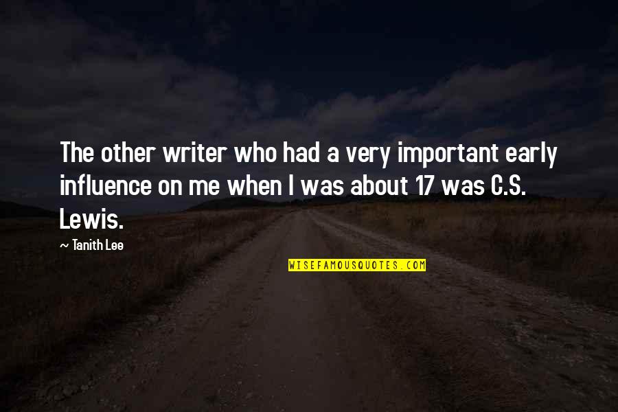 Holden Caulfield Growing Up Quotes By Tanith Lee: The other writer who had a very important