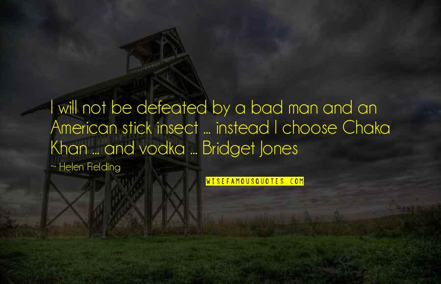 Holistic Health Inspiring Quotes By Helen Fielding: I will not be defeated by a bad Holistic Health Inspiring Quotes By Helen Fielding: I will not be defeated by a bad