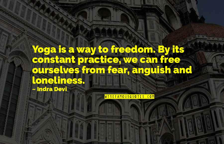 Holleman Crossing Quotes By Indra Devi: Yoga is a way to freedom. By its Holleman Crossing Quotes By Indra Devi: Yoga is a way to freedom. By its