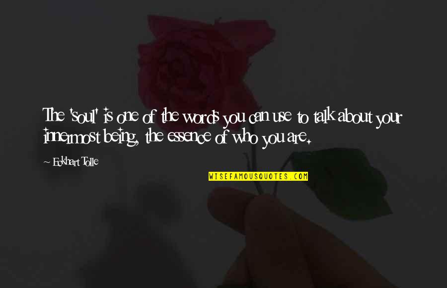 Hollenbach Quotes By Eckhart Tolle: The 'soul' is one of the words you Hollenbach Quotes By Eckhart Tolle: The 'soul' is one of the words you