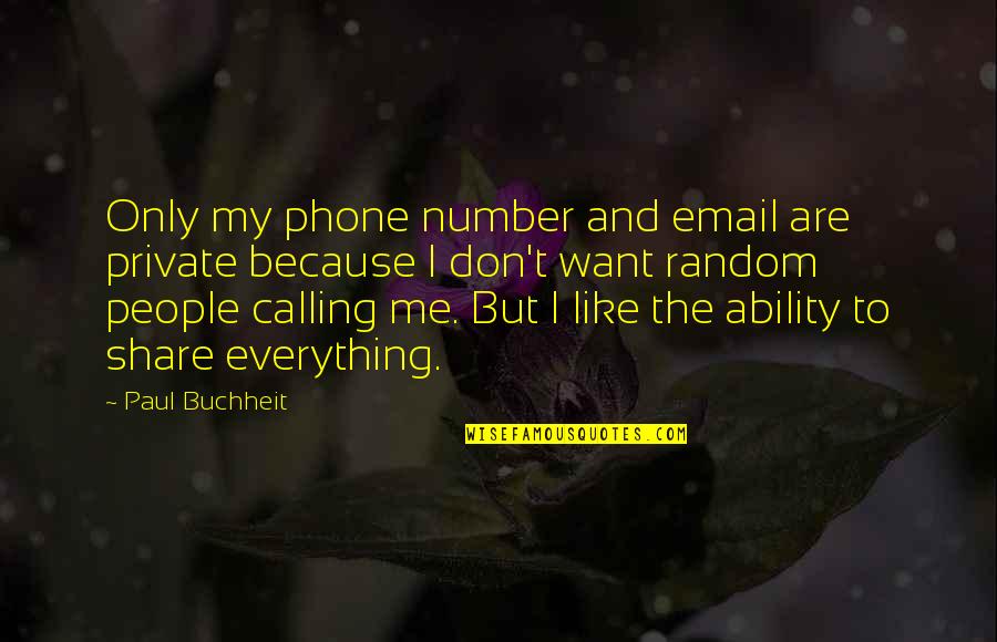 Home Based Business Insurance Quotes By Paul Buchheit: Only my phone number and email are private