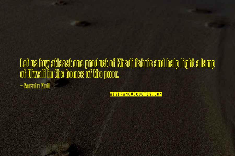 Home Light Quotes By Narendra Modi: Let us buy atleast one product of Khadi