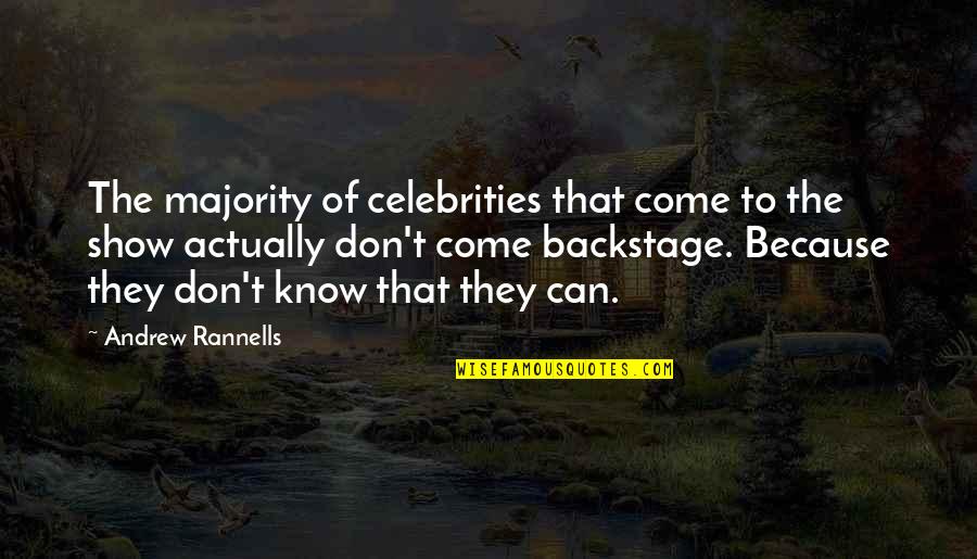 Homestyle Direct Quotes By Andrew Rannells: The majority of celebrities that come to the
