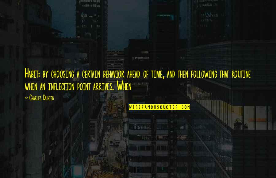 Homework Is Beneficial Quotes By Charles Duhigg: Habit: by choosing a certain behavior ahead of Homework Is Beneficial Quotes By Charles Duhigg: Habit: by choosing a certain behavior ahead of
