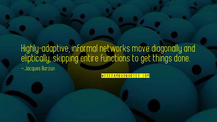 Honda Care Extended Warranty Quotes By Jacques Barzun: Highly-adaptive, informal networks move diagonally and eliptically, skipping