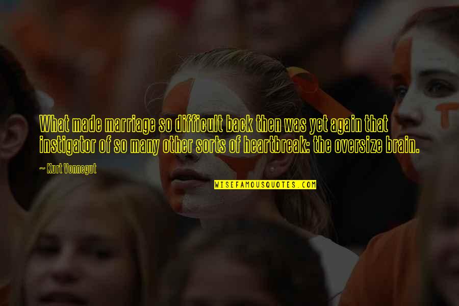 Honestamente Espinoza Quotes By Kurt Vonnegut: What made marriage so difficult back then was Honestamente Espinoza Quotes By Kurt Vonnegut: What made marriage so difficult back then was