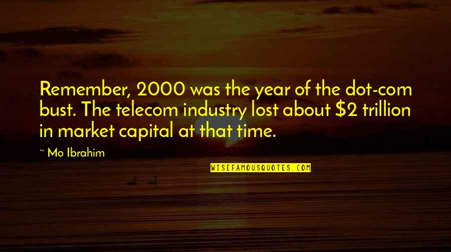 Honesty Hour Quotes By Mo Ibrahim: Remember, 2000 was the year of the dot-com Honesty Hour Quotes By Mo Ibrahim: Remember, 2000 was the year of the dot-com