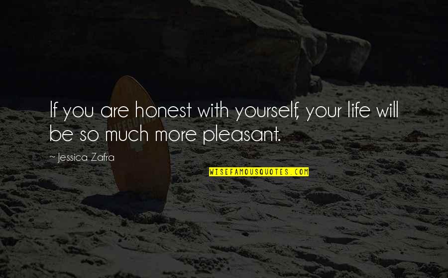 Honesty With Yourself Quotes By Jessica Zafra: If you are honest with yourself, your life