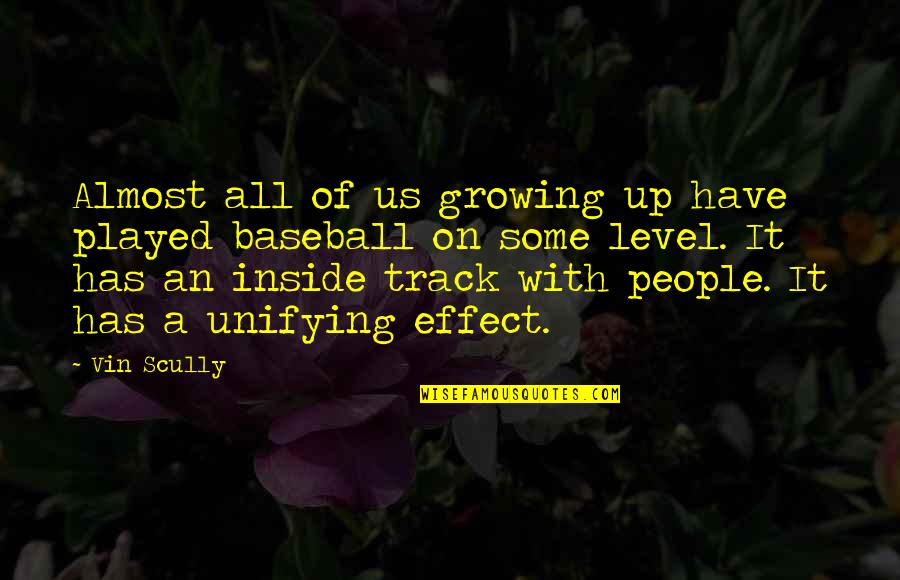 Hooking Up Tumblr Quotes By Vin Scully: Almost all of us growing up have played