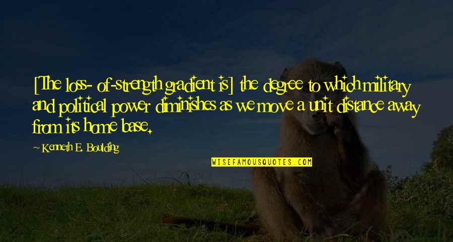 Hopkinson Smith Quotes By Kenneth E. Boulding: [The loss- of-strength gradient is] the degree to