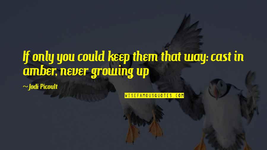 Hopsin Inspirational Quotes By Jodi Picoult: If only you could keep them that way: