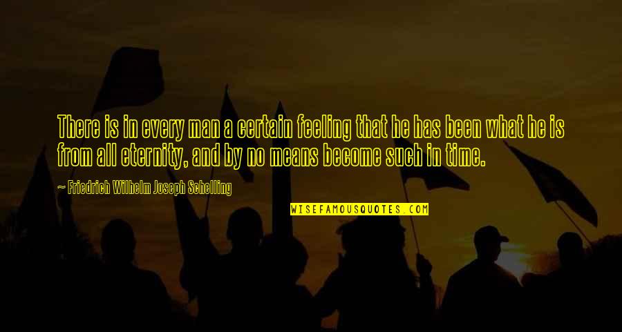 Horace Hutchinson Quotes By Friedrich Wilhelm Joseph Schelling: There is in every man a certain feeling