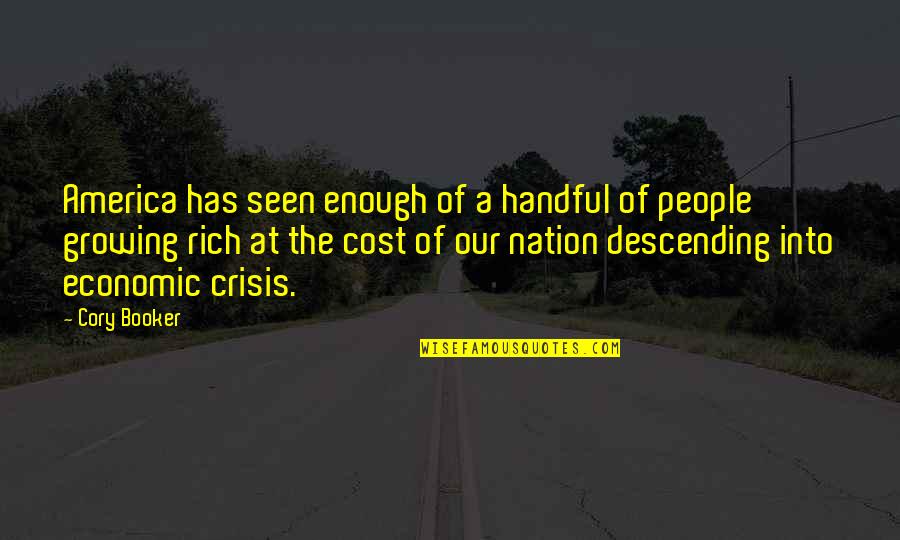 Horace Kallen Quotes By Cory Booker: America has seen enough of a handful of Horace Kallen Quotes By Cory Booker: America has seen enough of a handful of