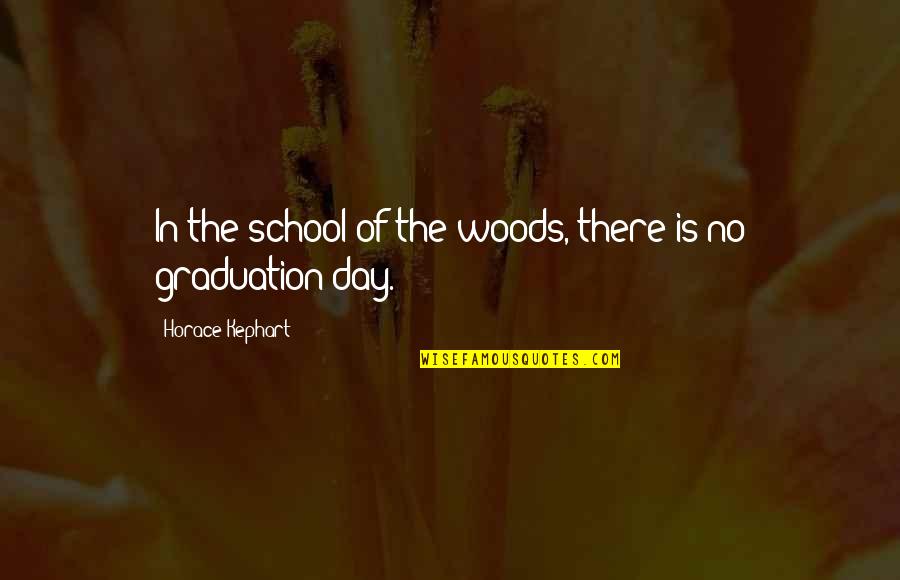 Horace Kephart Quotes By Horace Kephart: In the school of the woods, there is