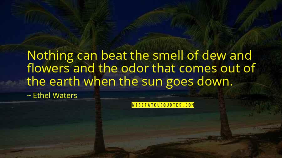 Hoskinson Orthodontics Quotes By Ethel Waters: Nothing can beat the smell of dew and