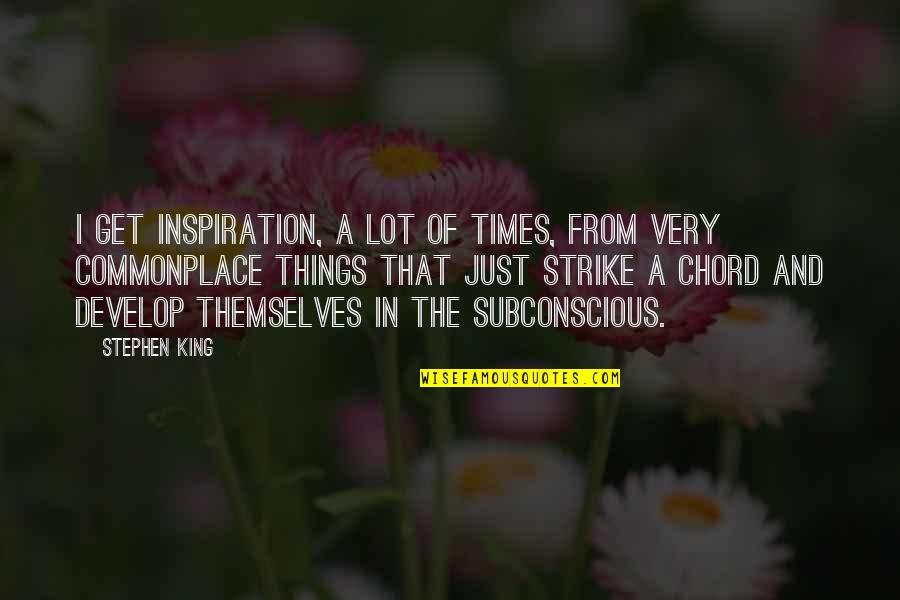Hospice Social Work Quotes By Stephen King: I get inspiration, a lot of times, from Hospice Social Work Quotes By Stephen King: I get inspiration, a lot of times, from