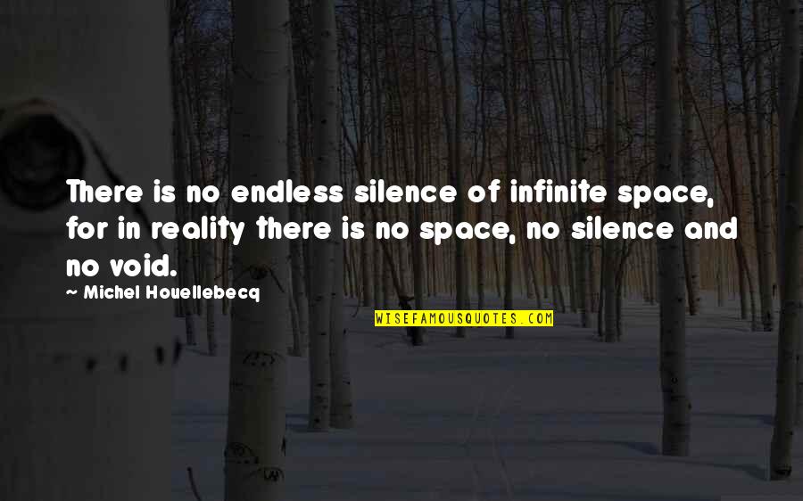 Houellebecq Quotes By Michel Houellebecq: There is no endless silence of infinite space,