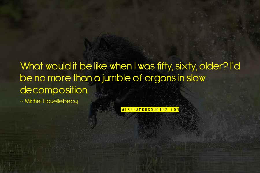 Houellebecq Quotes By Michel Houellebecq: What would it be like when I was Houellebecq Quotes By Michel Houellebecq: What would it be like when I was