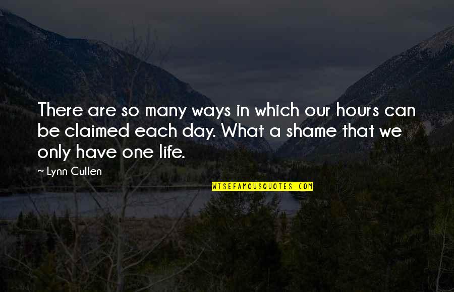 Hours That Quotes By Lynn Cullen: There are so many ways in which our