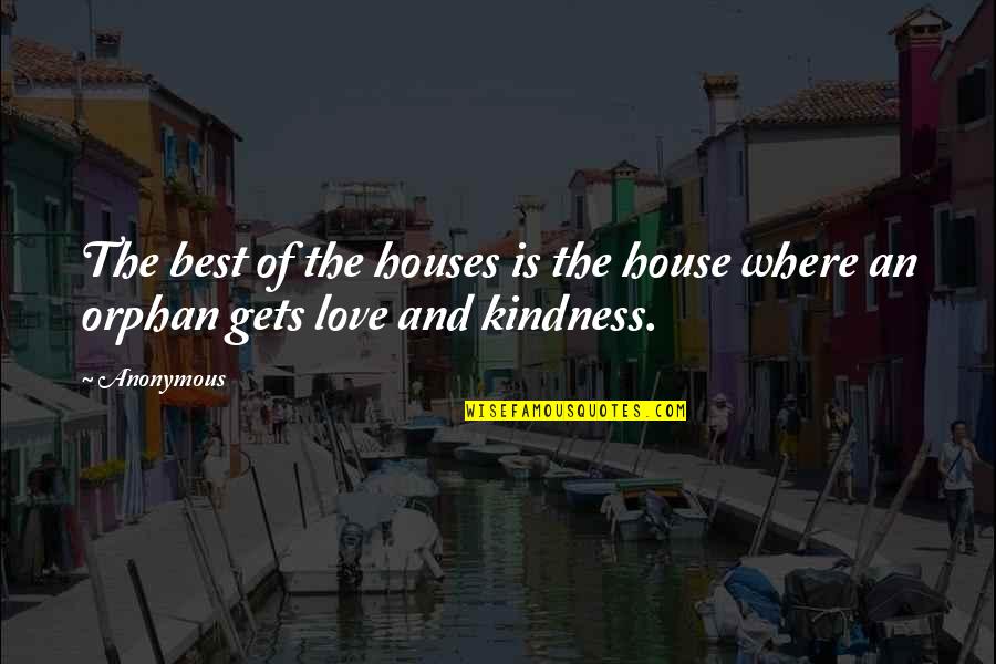 Houses Best Quotes By Anonymous: The best of the houses is the house