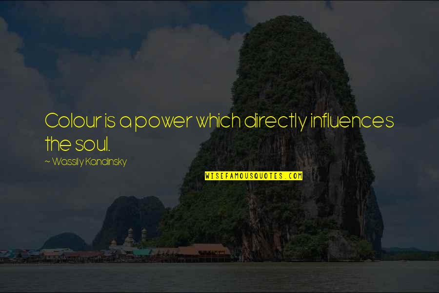Hovered Synonyms Quotes By Wassily Kandinsky: Colour is a power which directly influences the Hovered Synonyms Quotes By Wassily Kandinsky: Colour is a power which directly influences the