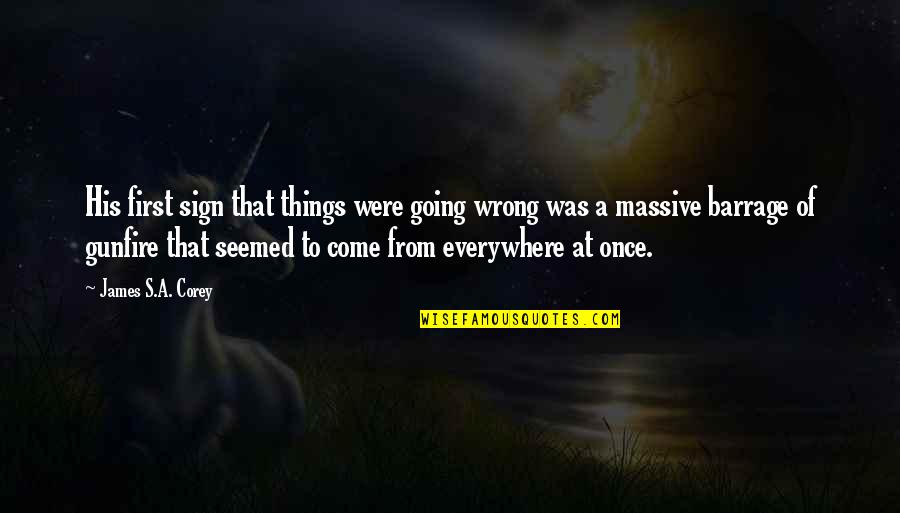How Agriculture Is Important Quotes By James S.A. Corey: His first sign that things were going wrong How Agriculture Is Important Quotes By James S.A. Corey: His first sign that things were going wrong