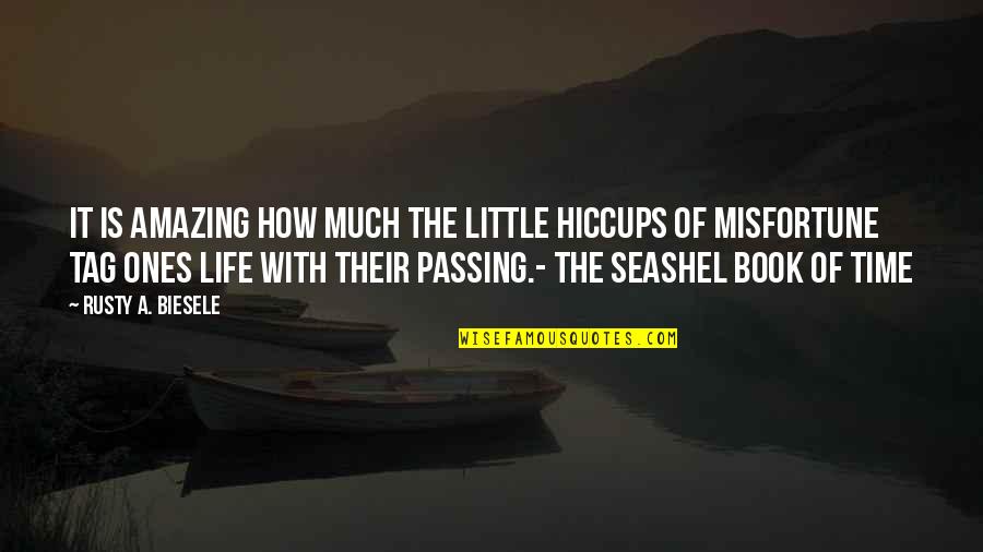 How Life Is Amazing Quotes By Rusty A. Biesele: It is amazing how much the little hiccups