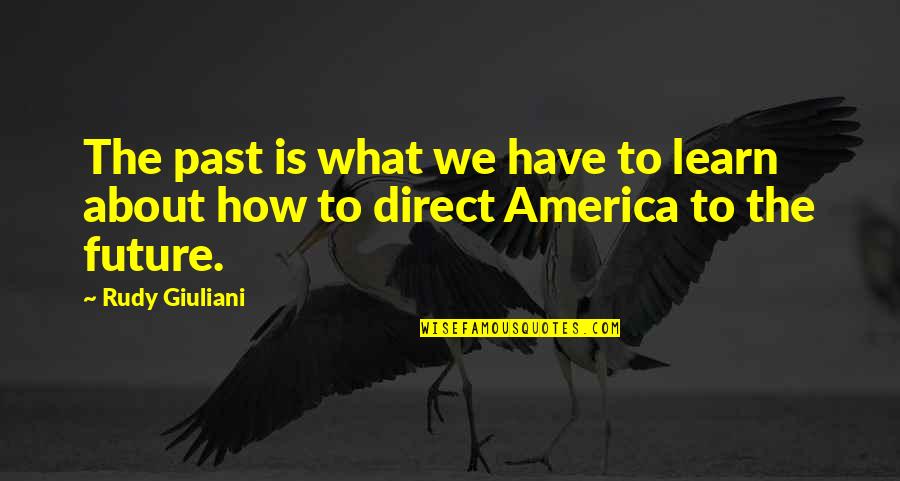 How To Ask A Photographer For A Quotes By Rudy Giuliani: The past is what we have to learn