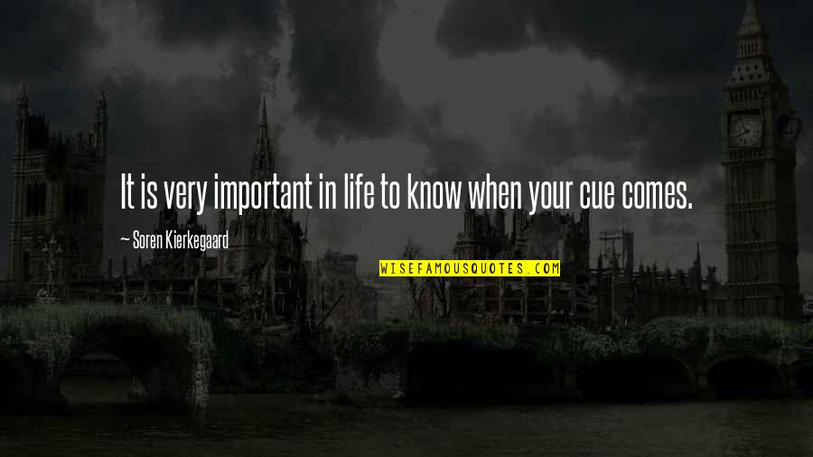 How To Be Classy Quotes By Soren Kierkegaard: It is very important in life to know