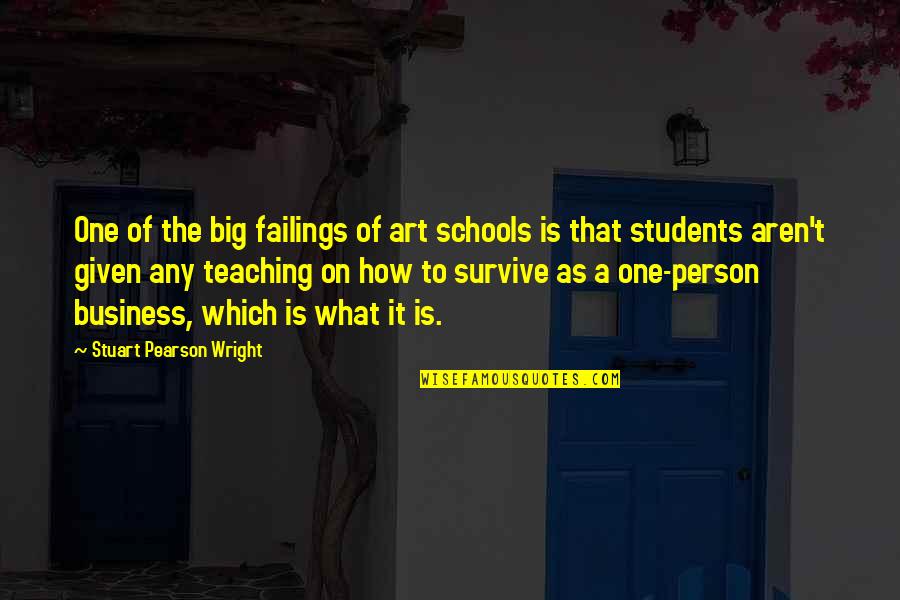 How To Business Quotes By Stuart Pearson Wright: One of the big failings of art schools How To Business Quotes By Stuart Pearson Wright: One of the big failings of art schools