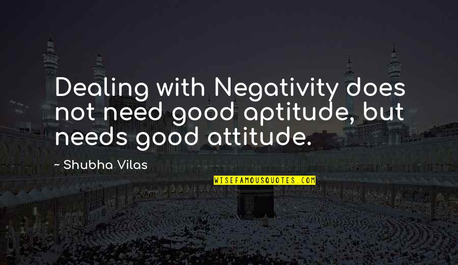 How To In Text Cite A Website Quote Quotes By Shubha Vilas: Dealing with Negativity does not need good aptitude,