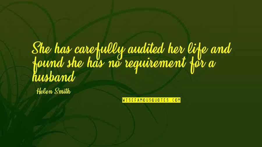How To Indicate Spelling Error In Quote Quotes By Helen Smith: She has carefully audited her life and found