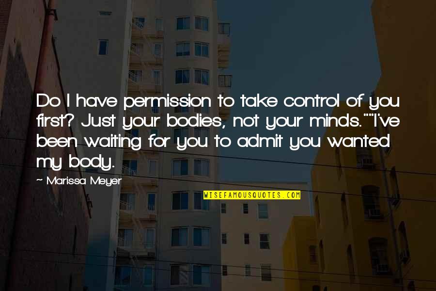 How To Show Omitted Word In Quotes By Marissa Meyer: Do I have permission to take control of