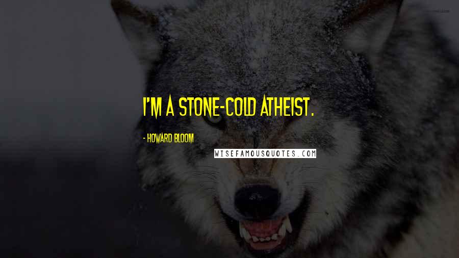 Howard Bloom quotes: I'm a stone-cold atheist.