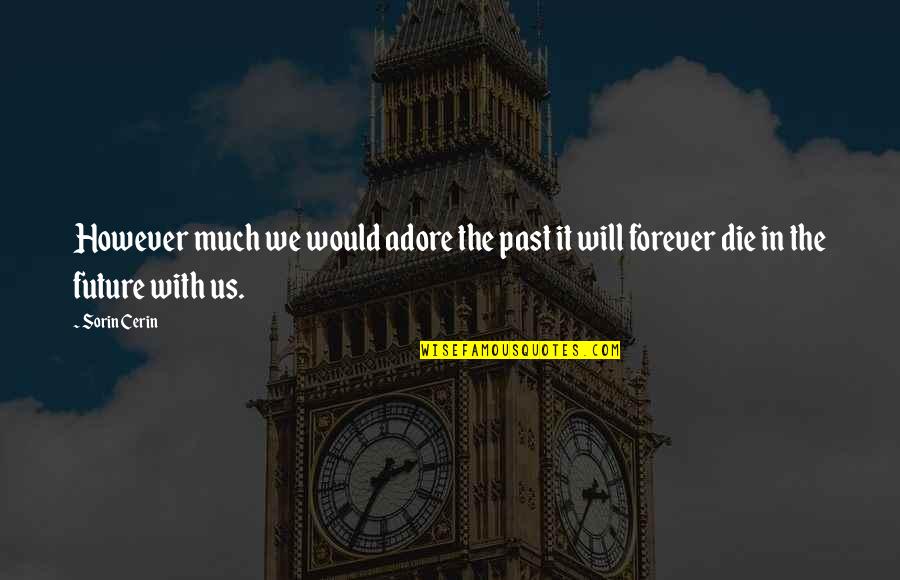 However In Quotes By Sorin Cerin: However much we would adore the past it