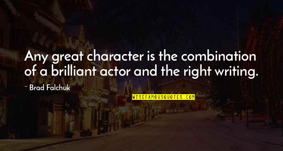 Hridaynath Marathi Quotes By Brad Falchuk: Any great character is the combination of a