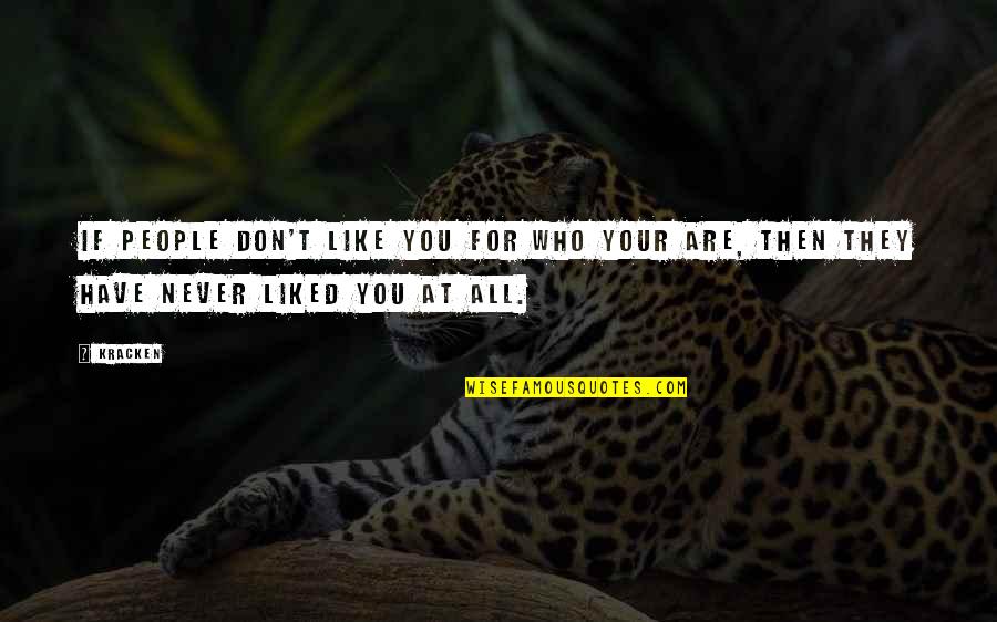 Html5 Attribute Single Quotes By Kracken: If people don't like you for who your