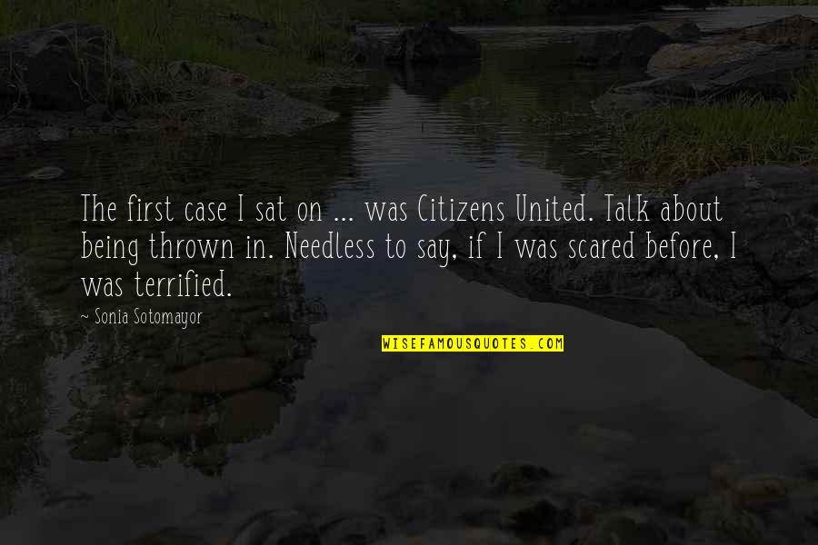 Huckabone Farm Quotes By Sonia Sotomayor: The first case I sat on ... was Huckabone Farm Quotes By Sonia Sotomayor: The first case I sat on ... was