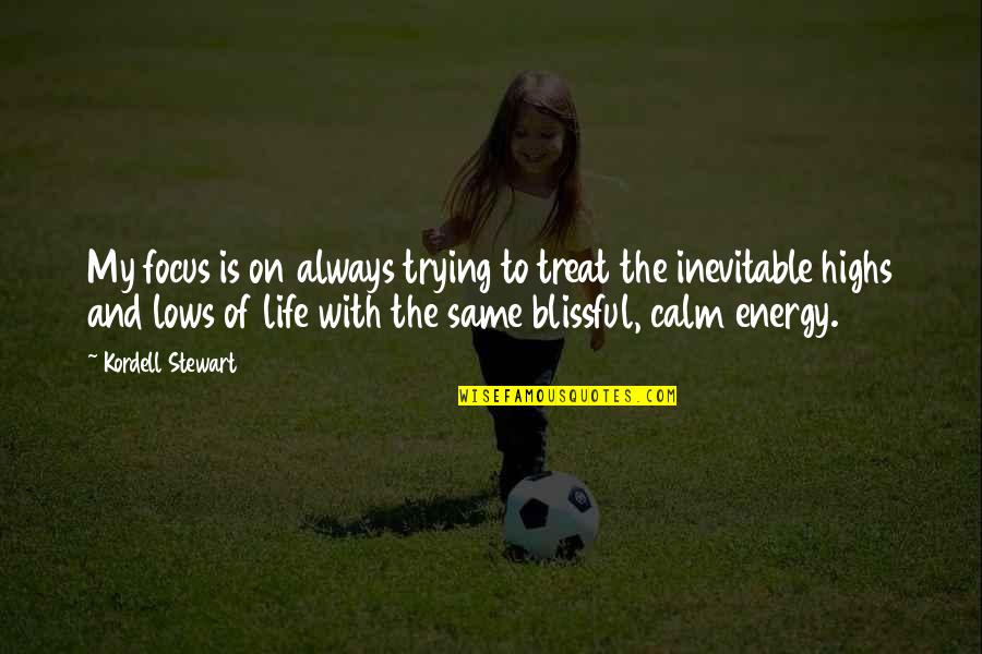 Huckstep Holdings Quotes By Kordell Stewart: My focus is on always trying to treat Huckstep Holdings Quotes By Kordell Stewart: My focus is on always trying to treat