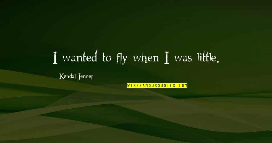 Humala Ollanta Quotes By Kendall Jenner: I wanted to fly when I was little. Humala Ollanta Quotes By Kendall Jenner: I wanted to fly when I was little.