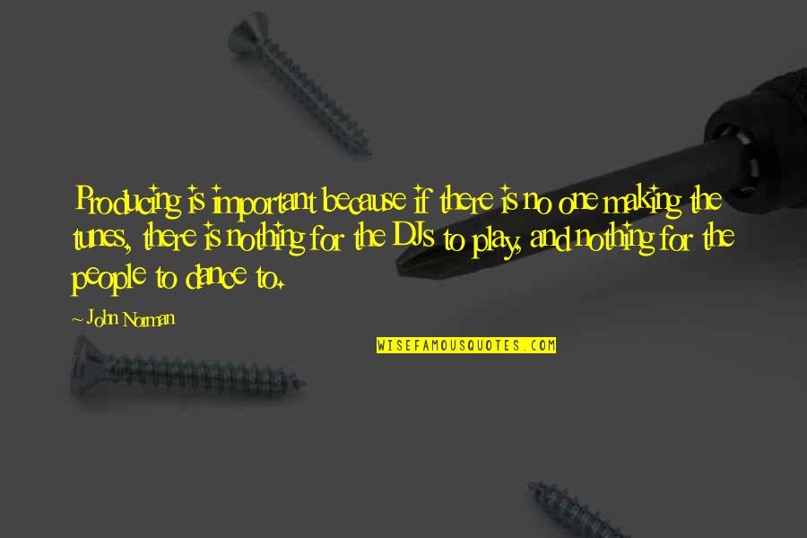 Human Descent Quotes By John Norman: Producing is important because if there is no Human Descent Quotes By John Norman: Producing is important because if there is no