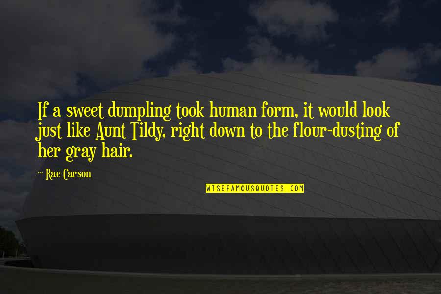 Human Form Quotes By Rae Carson: If a sweet dumpling took human form, it