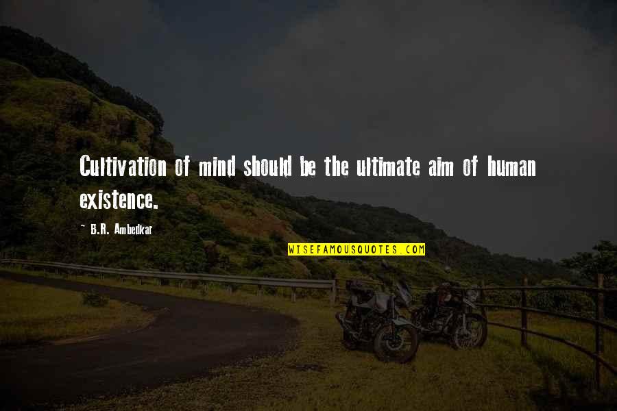 Human Salvation Quotes By B.R. Ambedkar: Cultivation of mind should be the ultimate aim