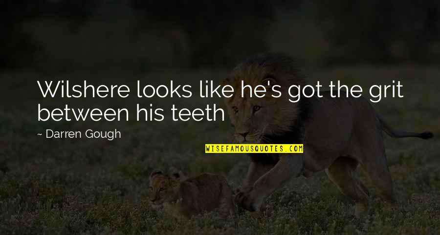 Human Wildlife Conflict Quotes By Darren Gough: Wilshere looks like he's got the grit between Human Wildlife Conflict Quotes By Darren Gough: Wilshere looks like he's got the grit between