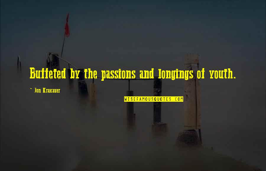 Human Wildlife Conflict Quotes By Jon Krakauer: Buffeted by the passions and longings of youth. Human Wildlife Conflict Quotes By Jon Krakauer: Buffeted by the passions and longings of youth.