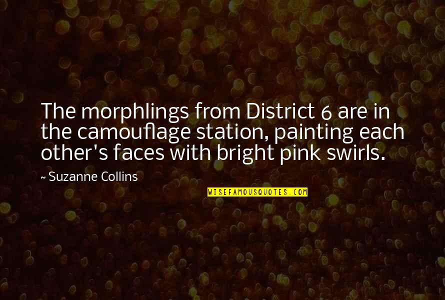 Humanlike Primates Quotes By Suzanne Collins: The morphlings from District 6 are in the
