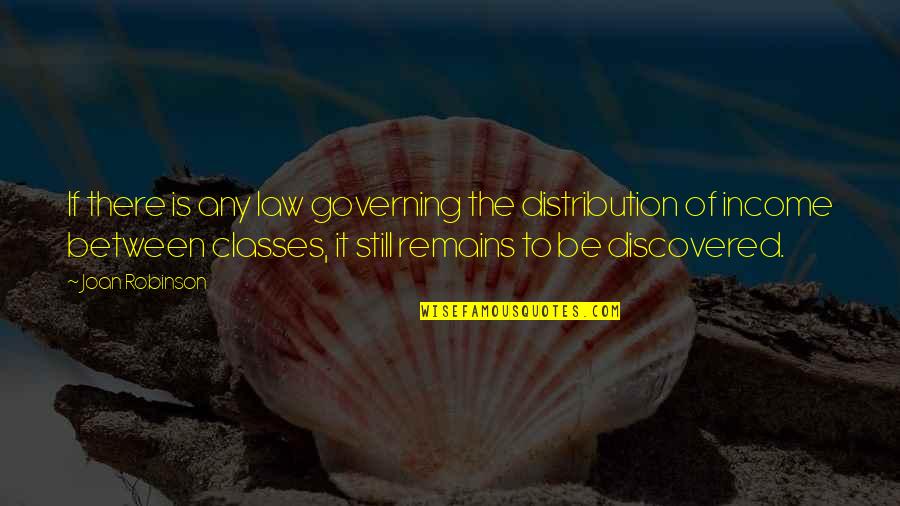 Humble Picture Quotes By Joan Robinson: If there is any law governing the distribution Humble Picture Quotes By Joan Robinson: If there is any law governing the distribution